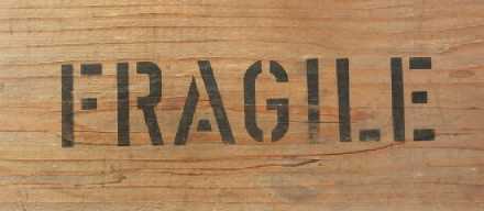 fragile packing box
